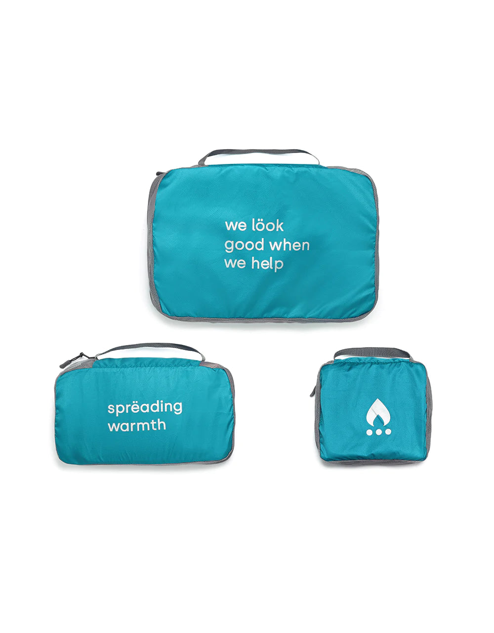 Blueberry Suitcase Organizer Set