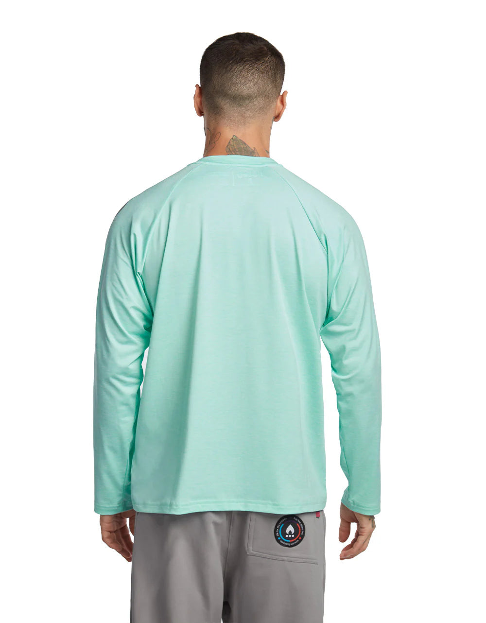 Men's Polo Long Sleeve UV Shield Caribe