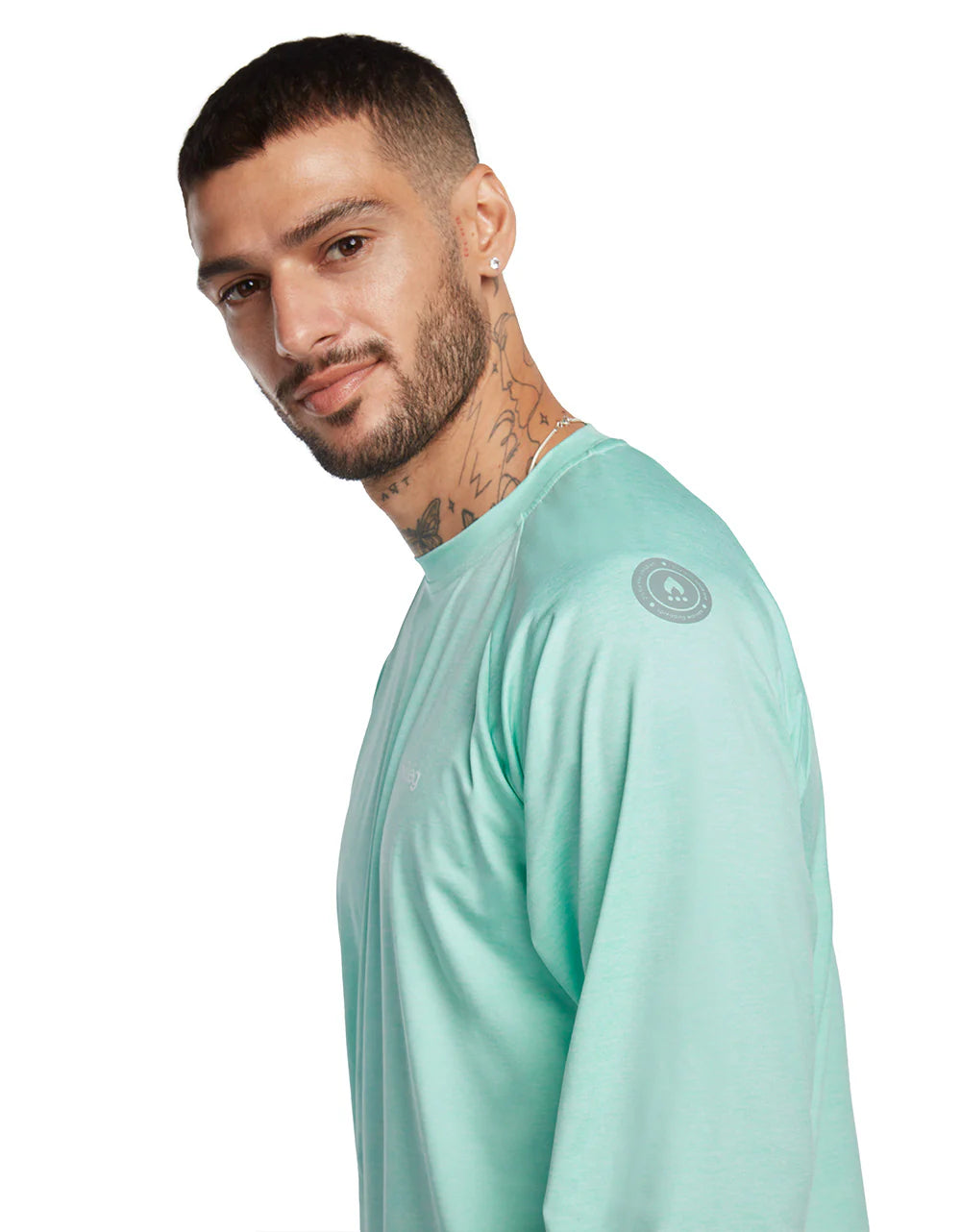 Men's Polo Long Sleeve UV Shield Caribe