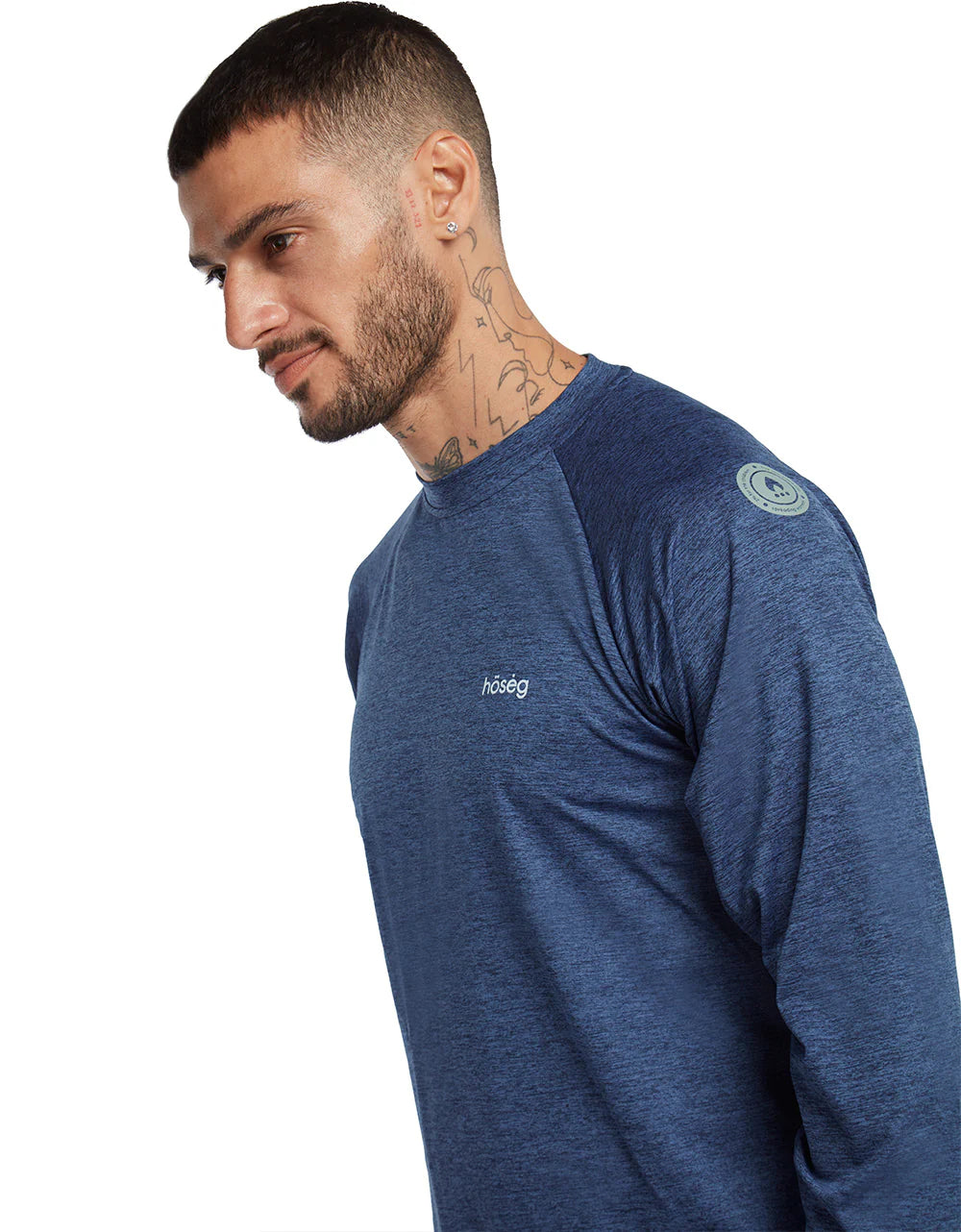 Men's Polo Long Sleeve UV Shield Pacifico