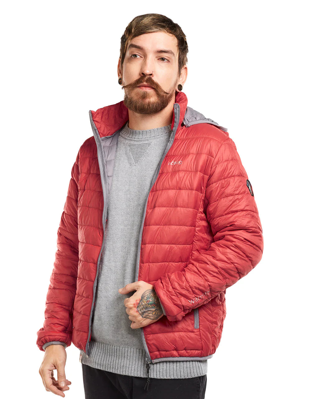 Men's Alpafill 60 Hooded Puffer Jacket - Barberry