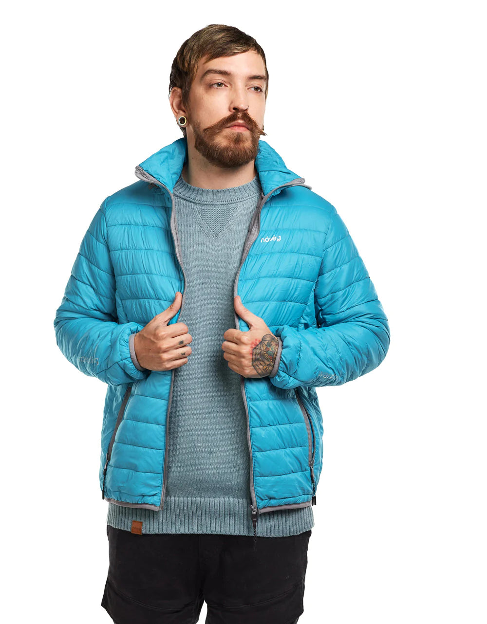 Men's Alpafill 60 Hooded Puffer Jacket - Glacier