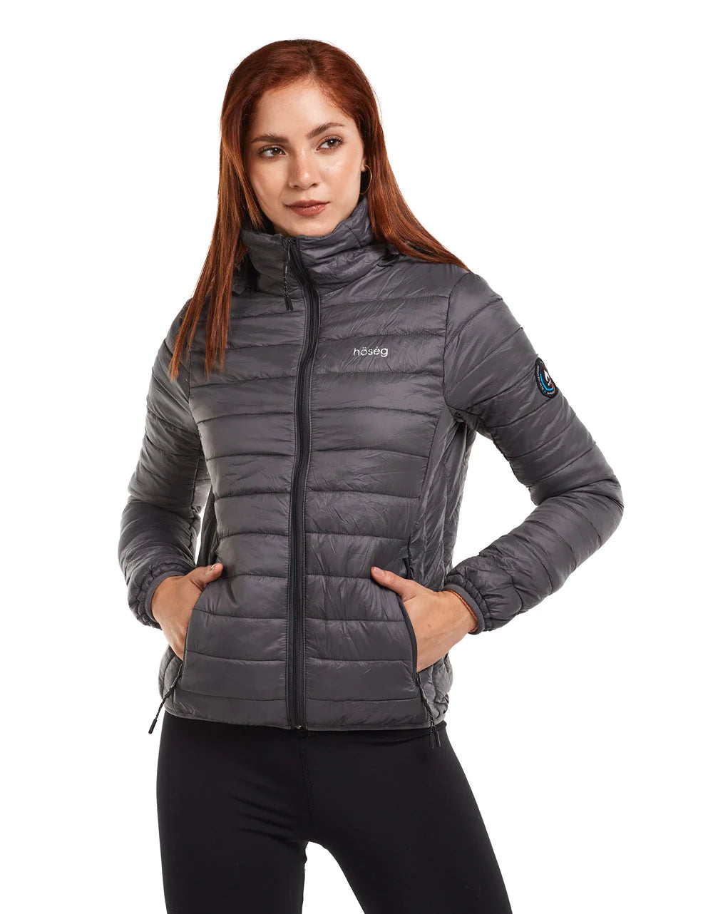 Women's Alpafill 60 Hooded Puffer Jacket - Greyhound