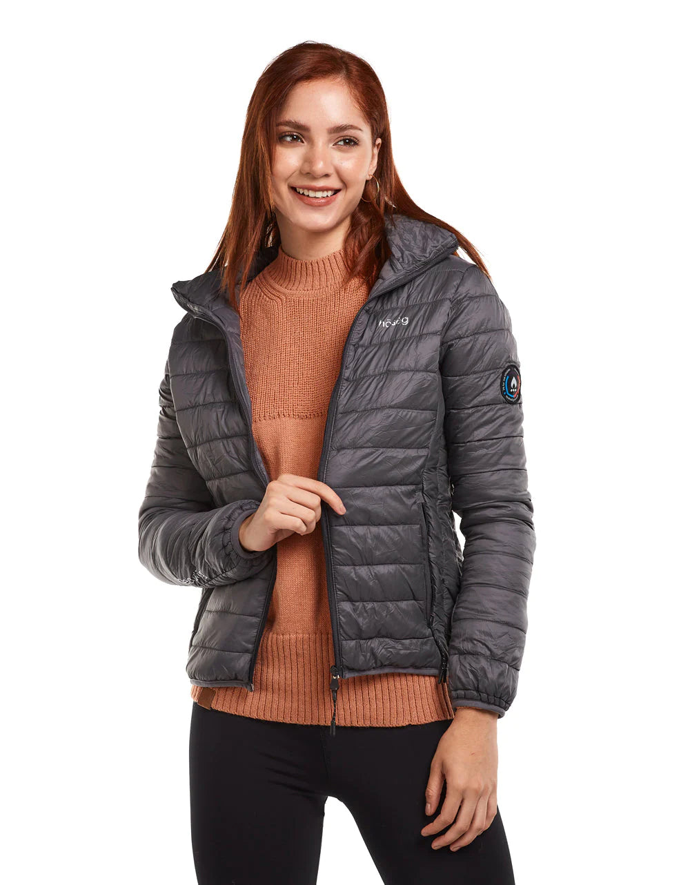 Women's Alpafill 60 Hooded Puffer Jacket - Greyhound
