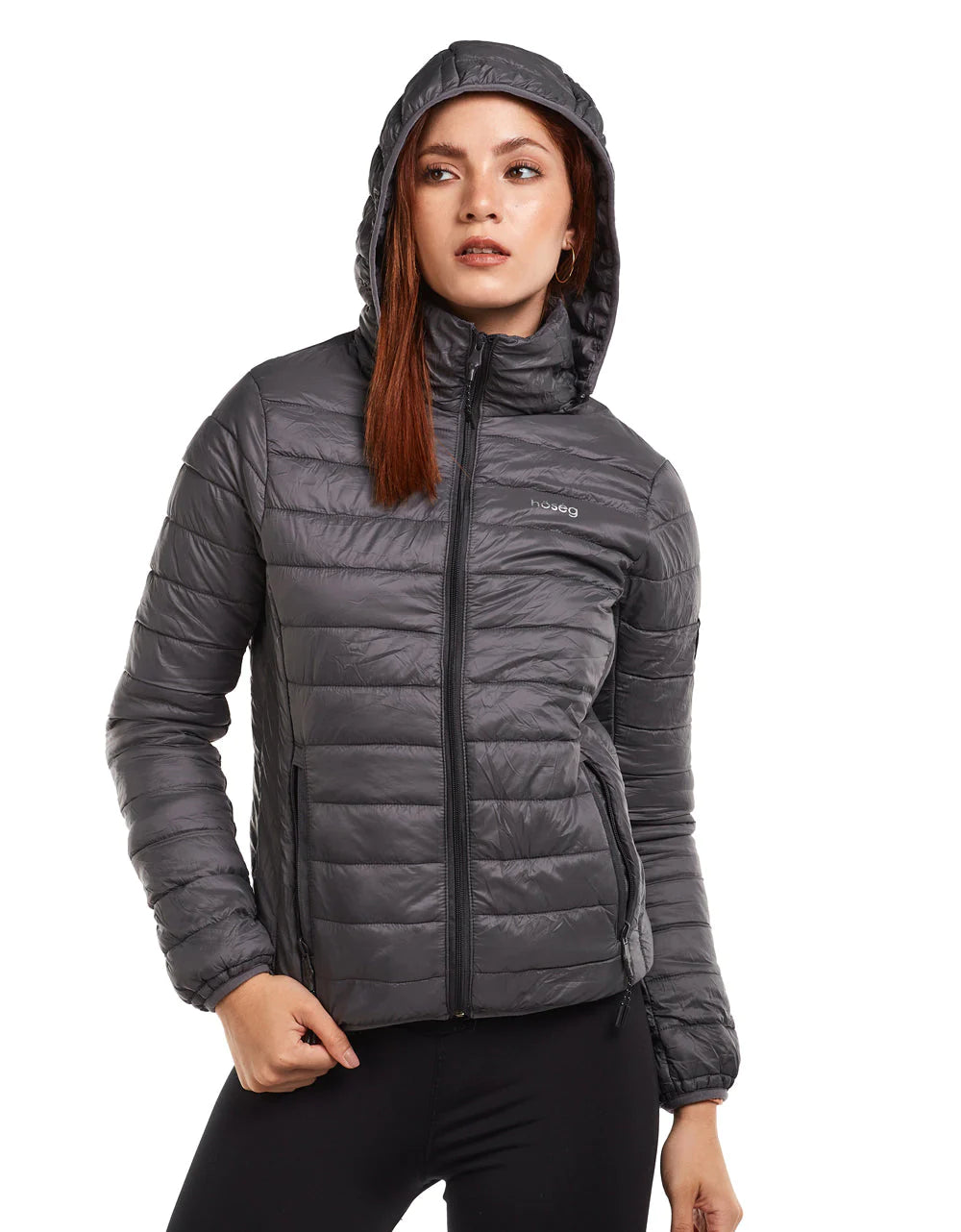 Women's Alpafill 60 Hooded Puffer Jacket - Greyhound