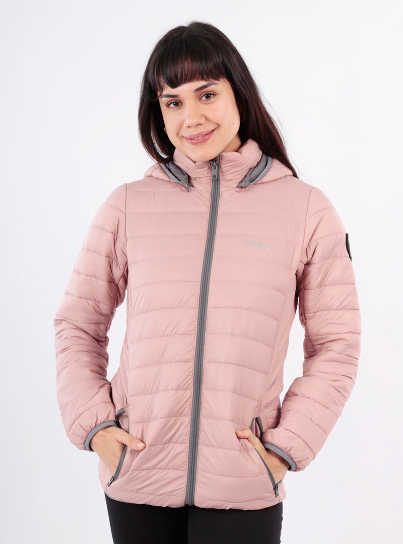 Women's Alpafill 60 Hooded Puffer Jacket - Mauve
