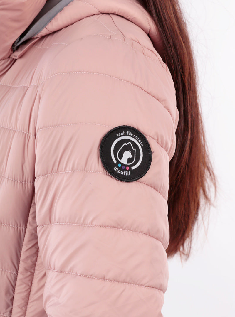Women's Alpafill 60 Hooded Puffer Jacket - Mauve