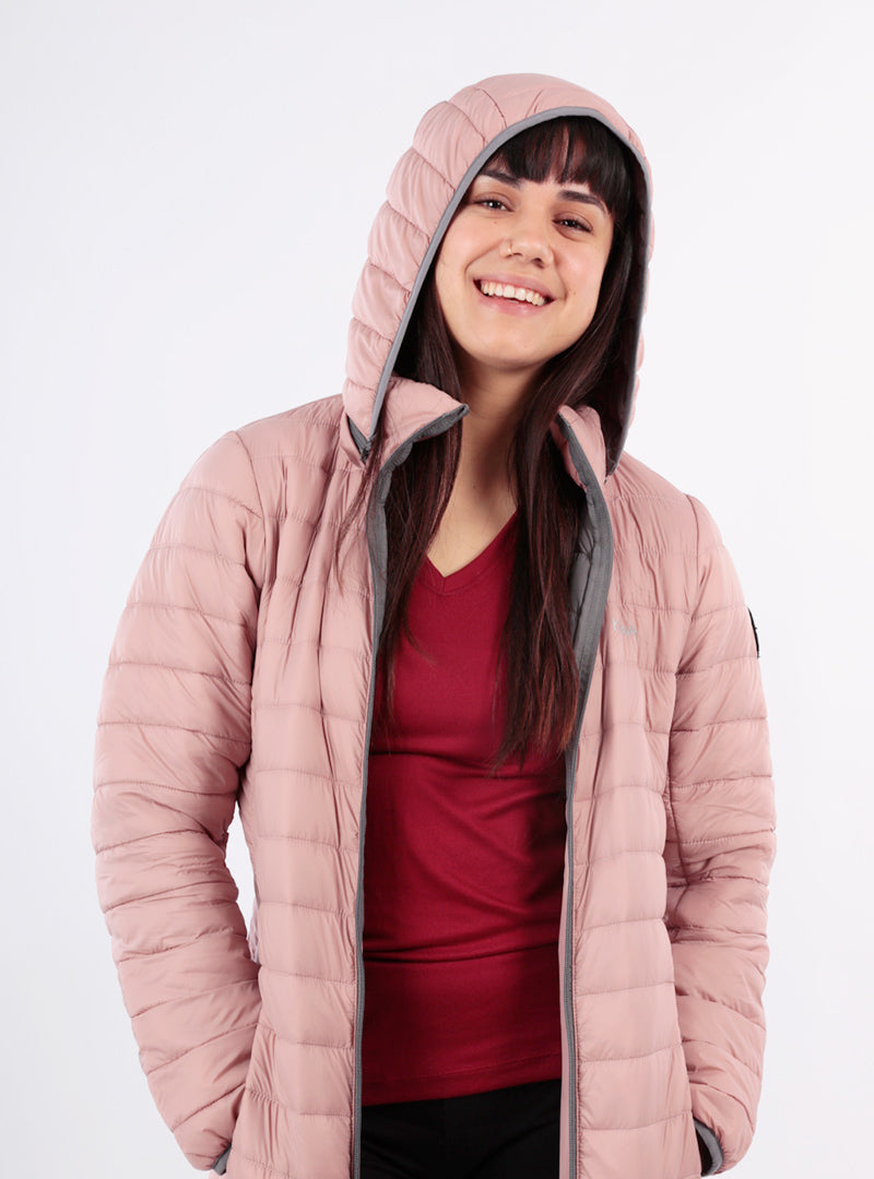 Women's Alpafill 60 Hooded Puffer Jacket - Mauve