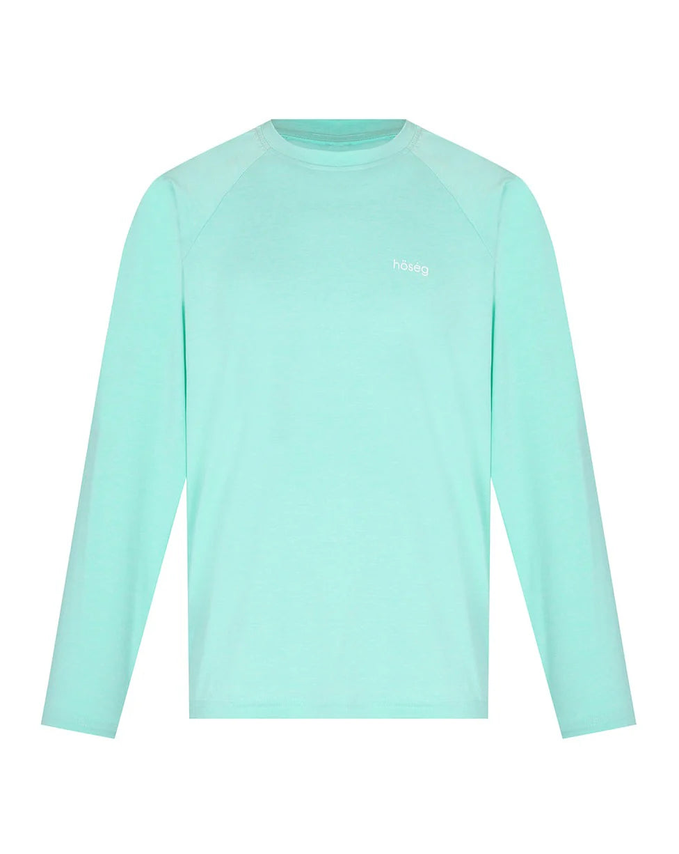 Men's Polo Long Sleeve UV Shield Caribe